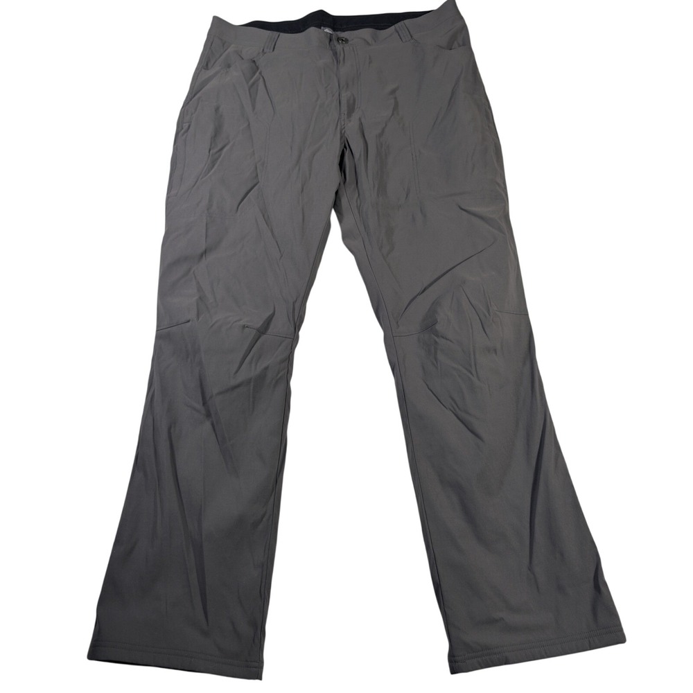 Eddie Bauer Pants Mens 40x32 Gray First Ascent Guide Pro Fleece Lined Outdoor